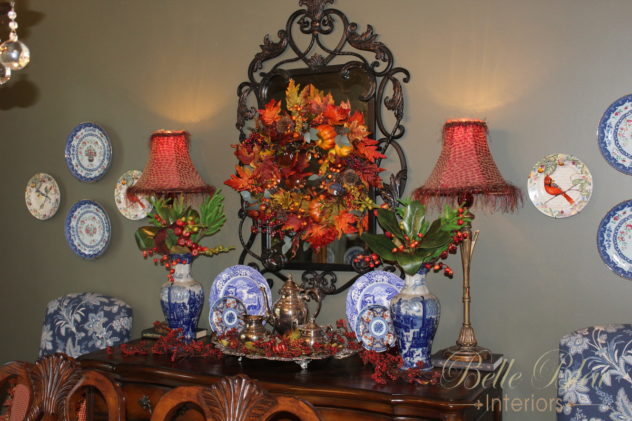 A Traditional Thanksgiving Table - Belle Bleu Interiors