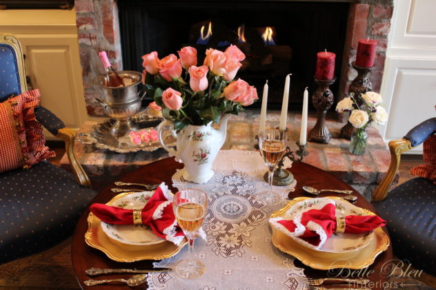table settings romantic dinner for two